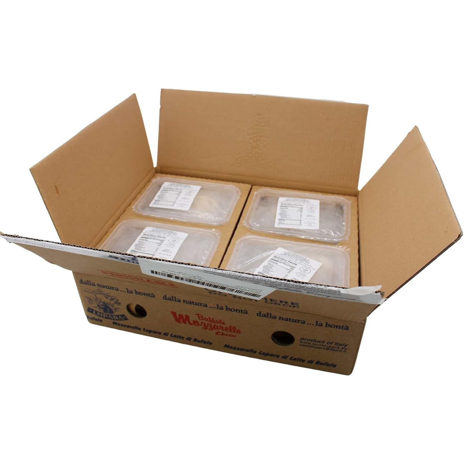 Lupara Smoked Buffalo Mozzarella, PROVOLA, 4 Pack x 15.5oz each