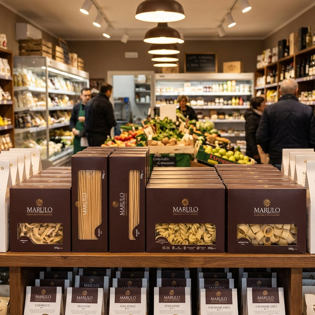 Marulo, Organic Penne Rigate Homemade Artisan Pasta 500g