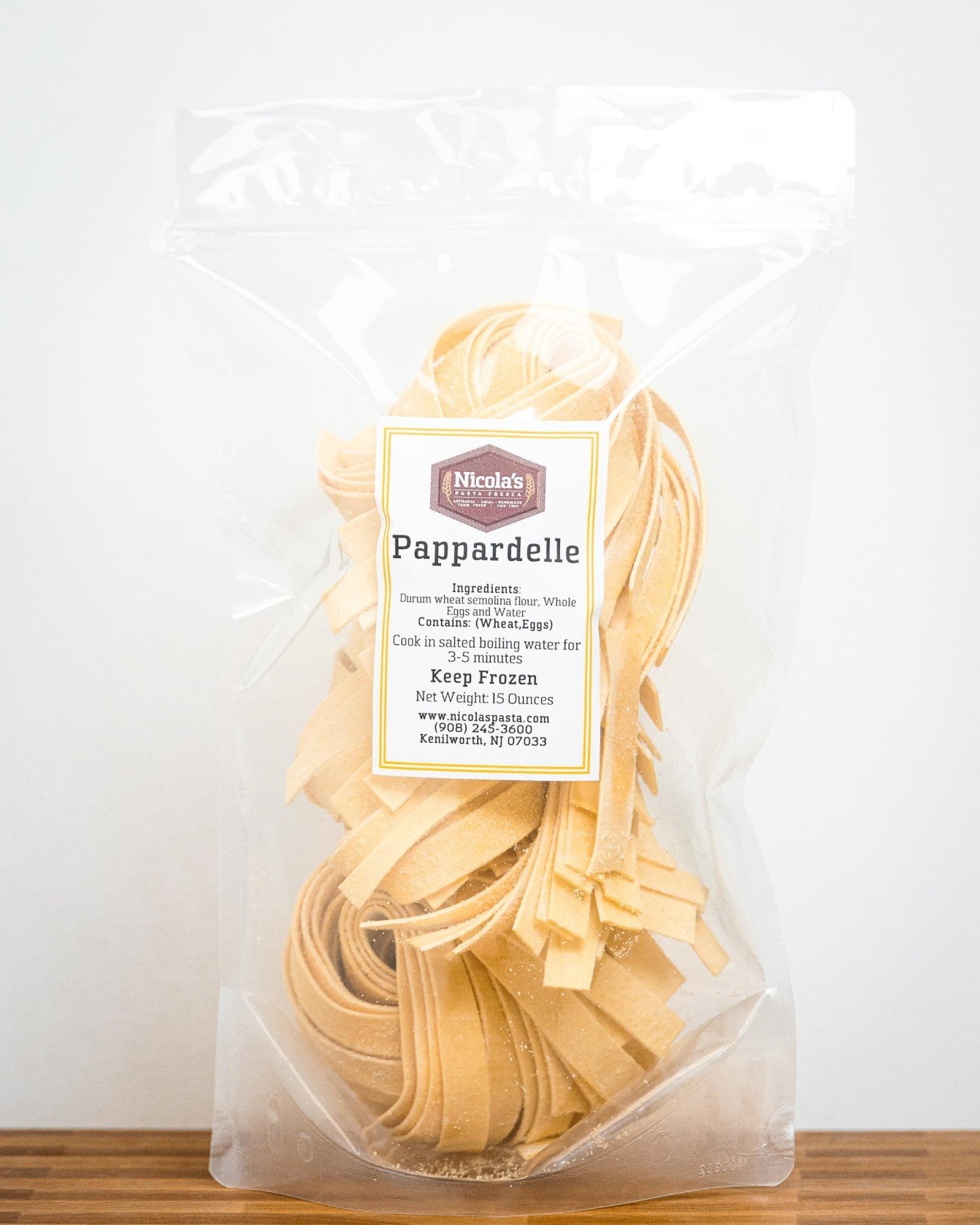 Hand Cut Fresh Pappardelle