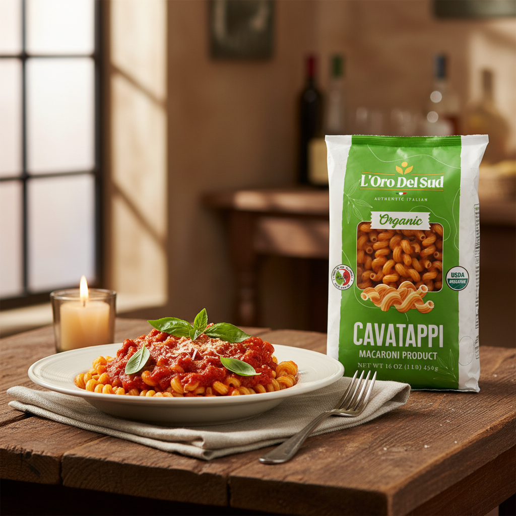 L'Oro Del Sud, Organic Cavatappi Pasta, 20 Pack x 1 lb