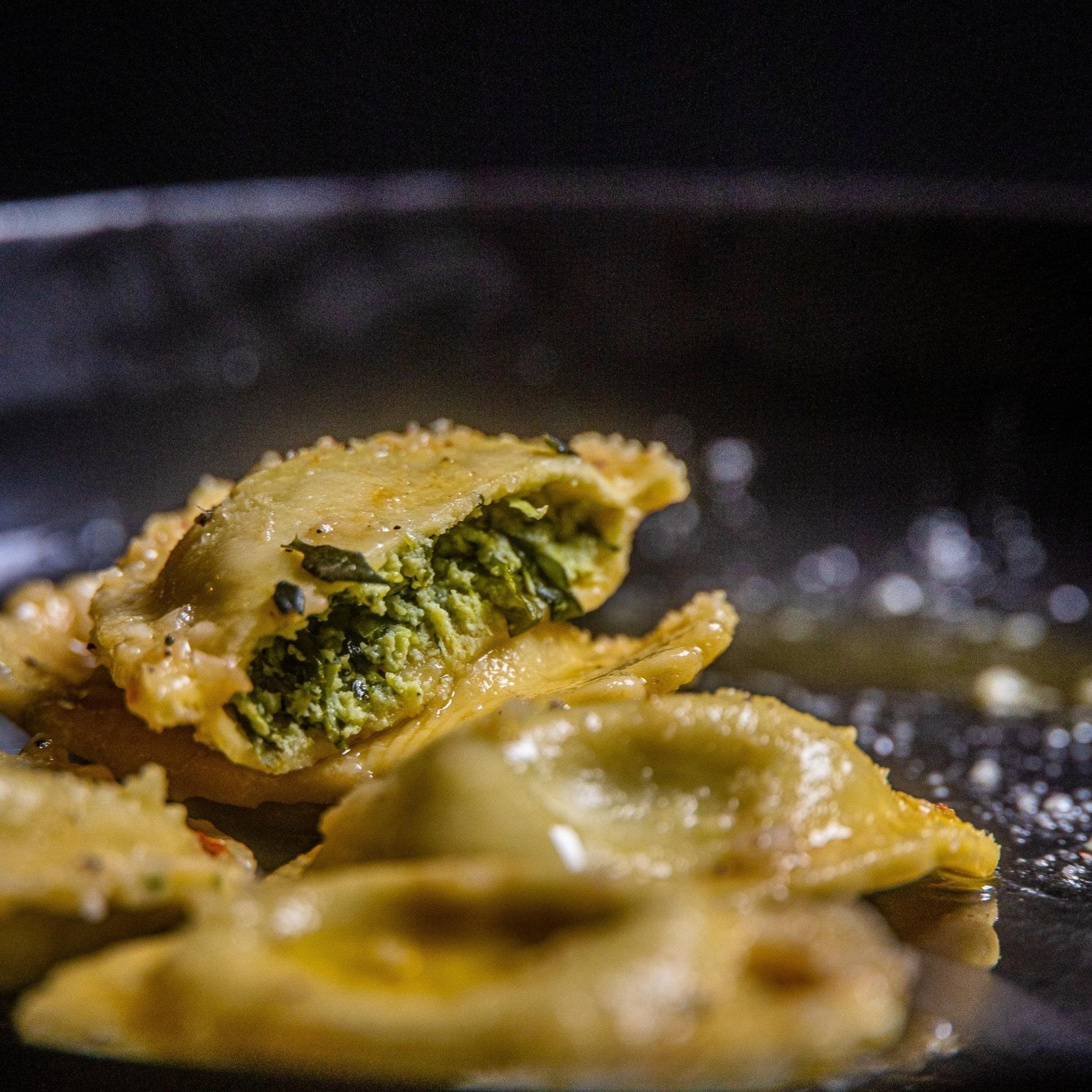 Pea Shoot Ravioli